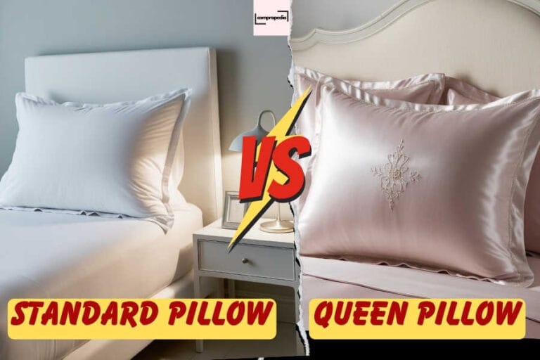 Standard Pillow Vs Queen Pillow