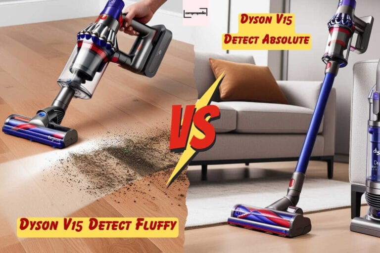 Dyson V15 Detect Fluffy vs Absolute